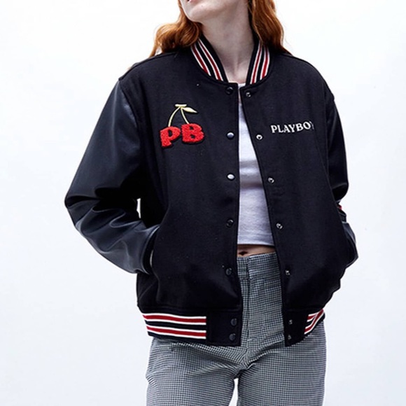 Playboy Love Club Letterman Bomber Jacket - Picture 4 of 16